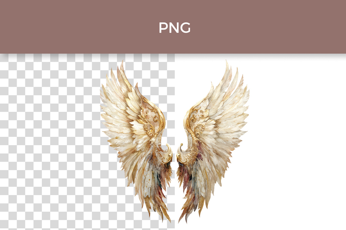Mystical Wings Clipart Bundle, an Animal Illustration by InkyQueenArt (Photo 2 of 5)