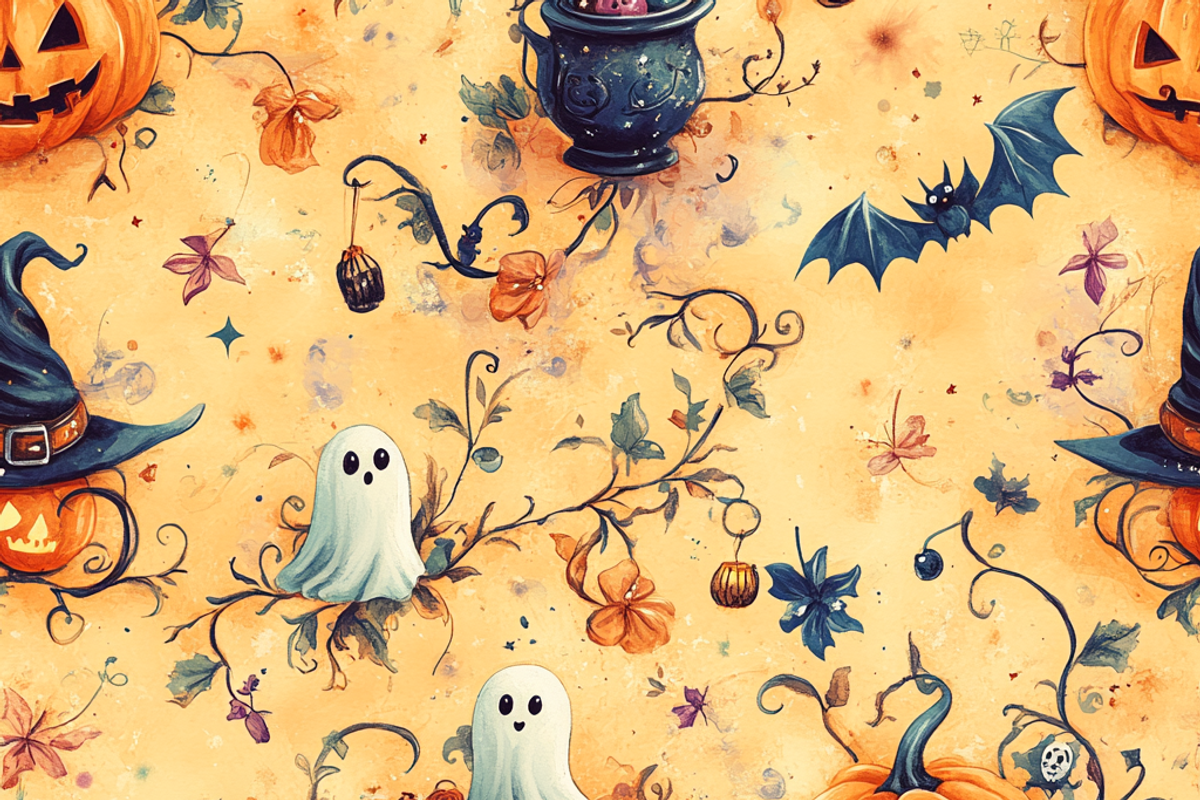 Whimsical Halloween Delight, a Background Graphic by Printable Treasure (Photo 3 of 6)