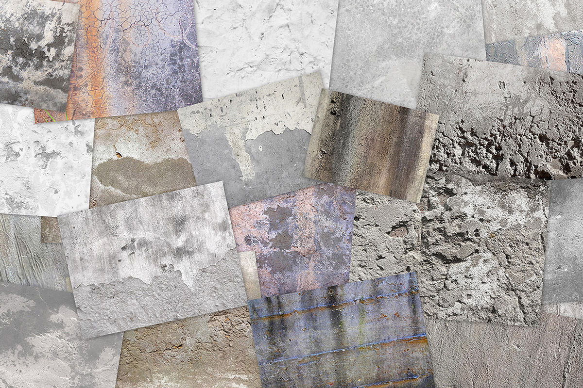 20 Cement Textures Pack preview 2