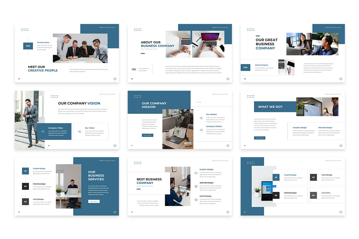 Nice Business Keynote Template, a Presentation Template by Design Persona (Photo 3 of 7)