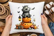Quirky Halloween Werewolf Clipart, a Seasonal Illustration by OK Design (Thumbnail 4 of 6)