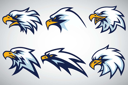 Eagle Logo Mascot Icon Vector Design, a Branding & Logo Template by vectorfarmer