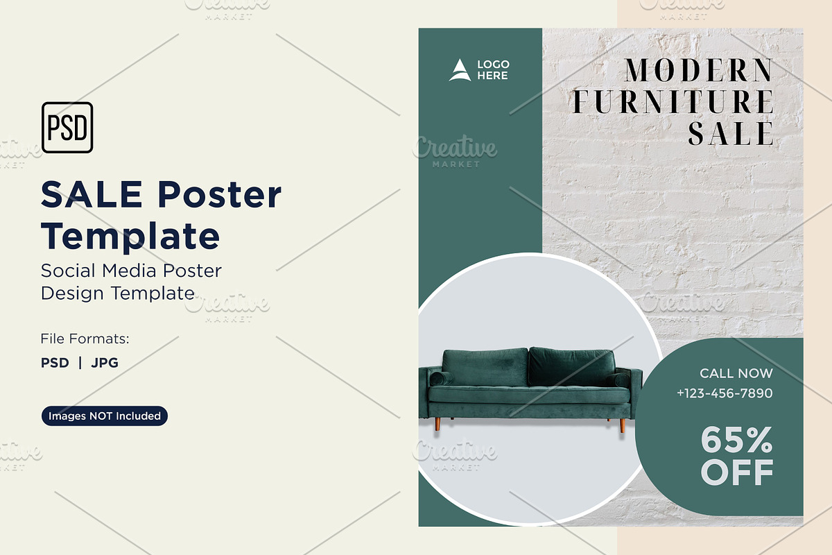 Sale Marketing Poster Design 42, a Social Media Template by shahsoft (Photo 1 of 2)