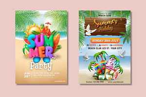 Template Flyer Summer