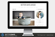 Better Days - Wordpress Theme, a WordPress Template by Nudge Media Design (Thumbnail 1 of 2)