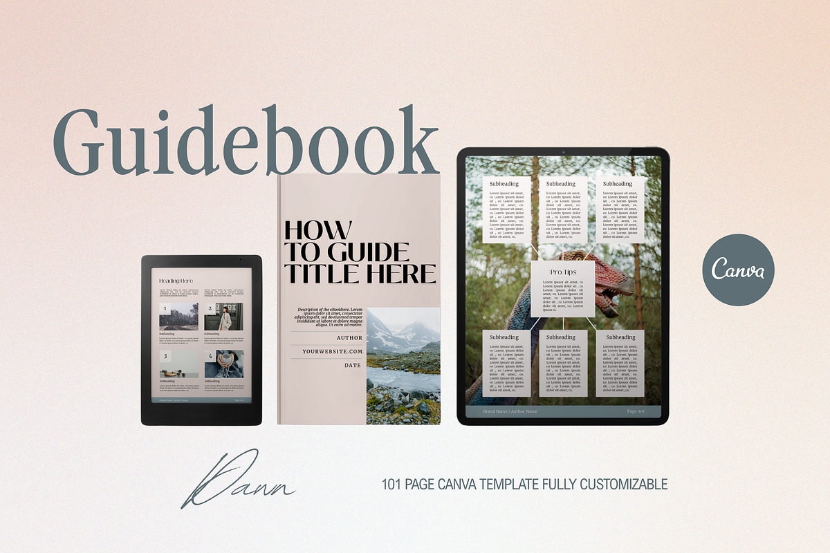 D A W N | Guidebook Canva Template