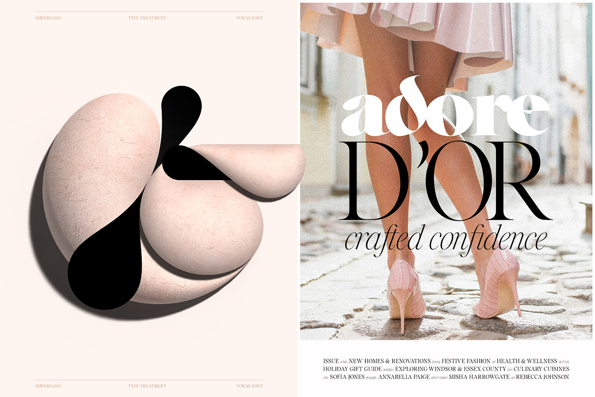 Voxas | 54 Font Serif, a Serif Font by Anthony James (Photo 9 of 22)