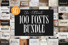 The ULTIMATE! 100 Font Bundle!