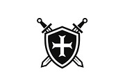 Medieval Knight Shield Vector Bundle, an Illustration by Designs_River (Thumbnail 33 of 51)