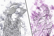 Pencil Sketch Art Photoshop Action, an Action Add-On by Studio Retouch (Thumbnail 6 of 13)