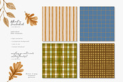 autumn botanical clipart collection, a Decorative Illustration by Patishop Art (Thumbnail 4 of 9)