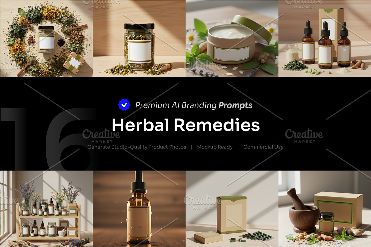 Herbal Remedies AI Prompt, a Health & Medical Photo by cidcud_graphic (Photo 1 of 2)