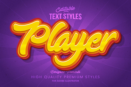 Premium Gaming Text Style
