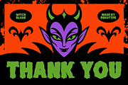 Witch Blade - Halloween Display Font, a Sans Serif Font by Pekotype (Thumbnail 15 of 15)