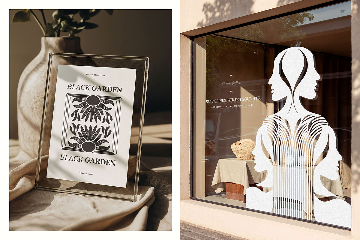 Black Garden | Wall Art Creator, an Object Graphic by Leleka.Store (Photo 3 of 16)