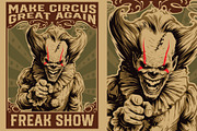 Make circus Great Again, an Illustration by daver2002ua (Thumbnail 1 of 3)