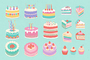 Birthday Celebration Illustrations, a Seasonal Illustration by CreativeChristiana (Thumbnail 6 of 7)