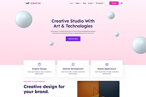 AT Grafik - Creative Design WP Theme