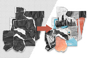 Textured Ripped Paper Pieces - PNGs, a Texture Graphic by Tim Gould Design (Thumbnail 5 of 5)