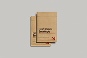 Kraft Paper Envelope Mockup, a Merchandise Mockup by Gatamotion (Thumbnail 4 of 5)