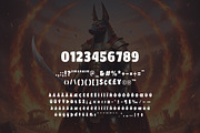 Giant Myth Font, a Blackletter Font by yantodesign (Thumbnail 10 of 10)