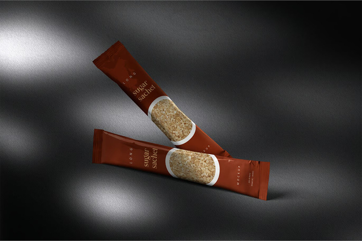 Sachet Mockup, a Packaging Mockup by megostudi0 (Photo 4 of 7)