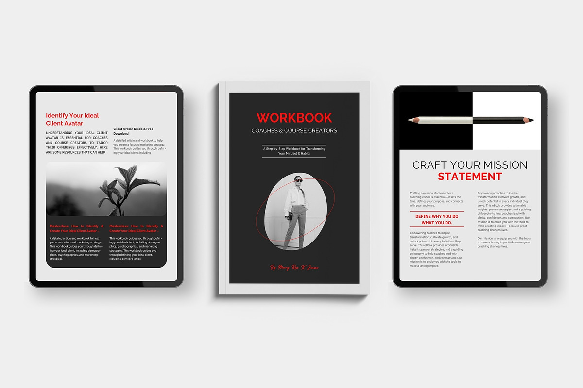110 pages Ebook & Workbook Canva, a Magazine Template by TheBrightGrap (Photo 9 of 17)
