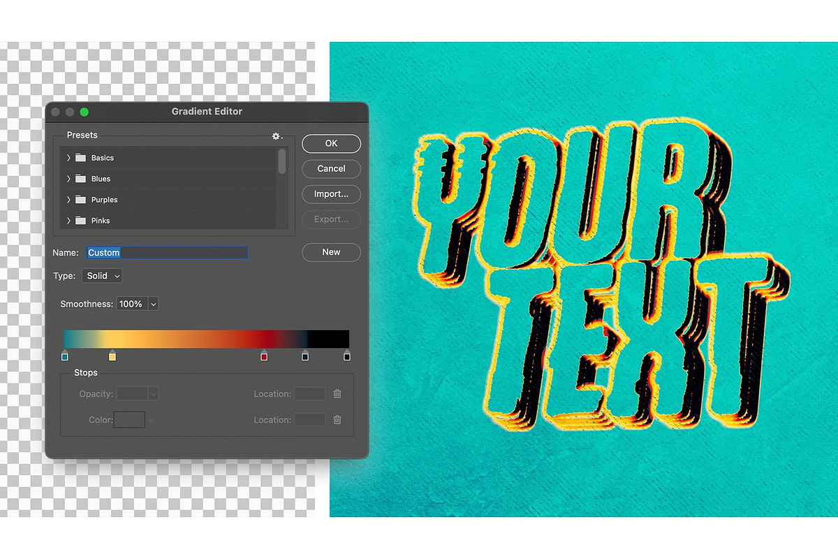 Retro Funk 3D Text Effect Template, a Layer Style Add-On by DesignerCandies (Photo 2 of 7)