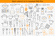 Kitchen accessories collection, an Object Graphic by Karina.sketch (Thumbnail 2 of 5)