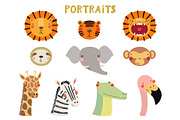Safari Adventure Animal Graphics, an Animal Illustration by sceptical cactus (Thumbnail 4 of 15)