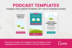 Instagram Story Podcast Templates