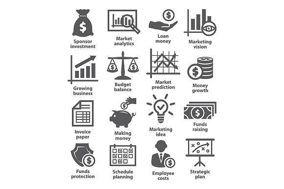 Business Economic Icons