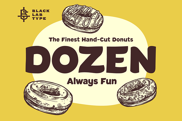 Dozen : Fun Loving Display Font preview 7