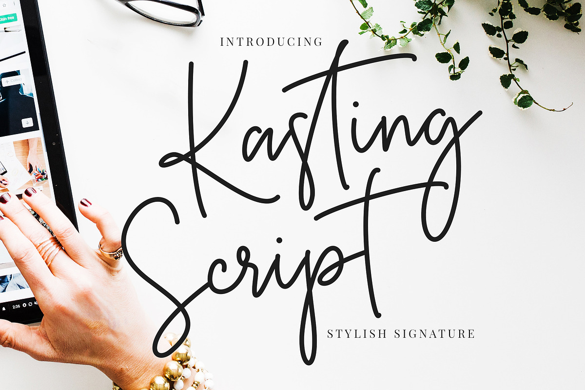 Kasting Script Signature Instagram