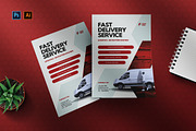 Logistics - Poster Template, a Poster Template by StreaksideStd (Thumbnail 1 of 2)