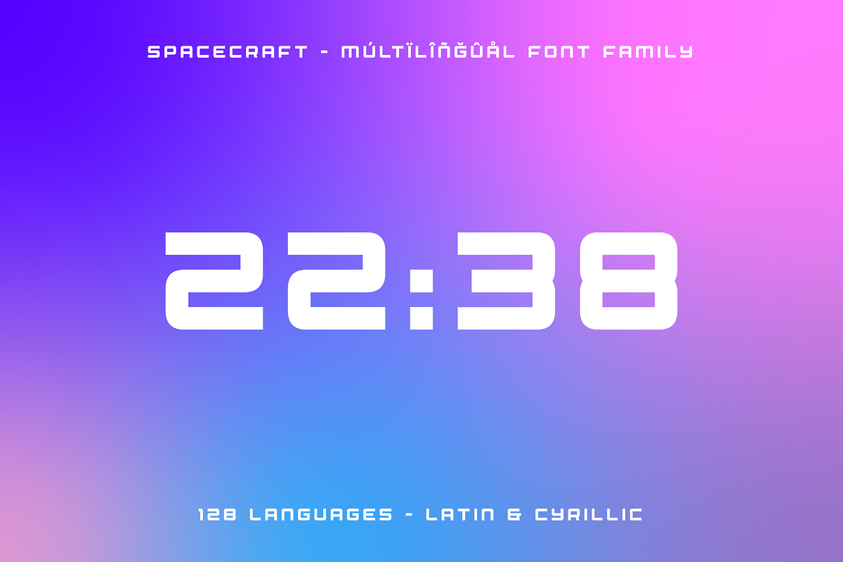 Spacecraft — A Futuristic Typeface, a Sans Serif Font by alpercakici (Photo 8 of 18)