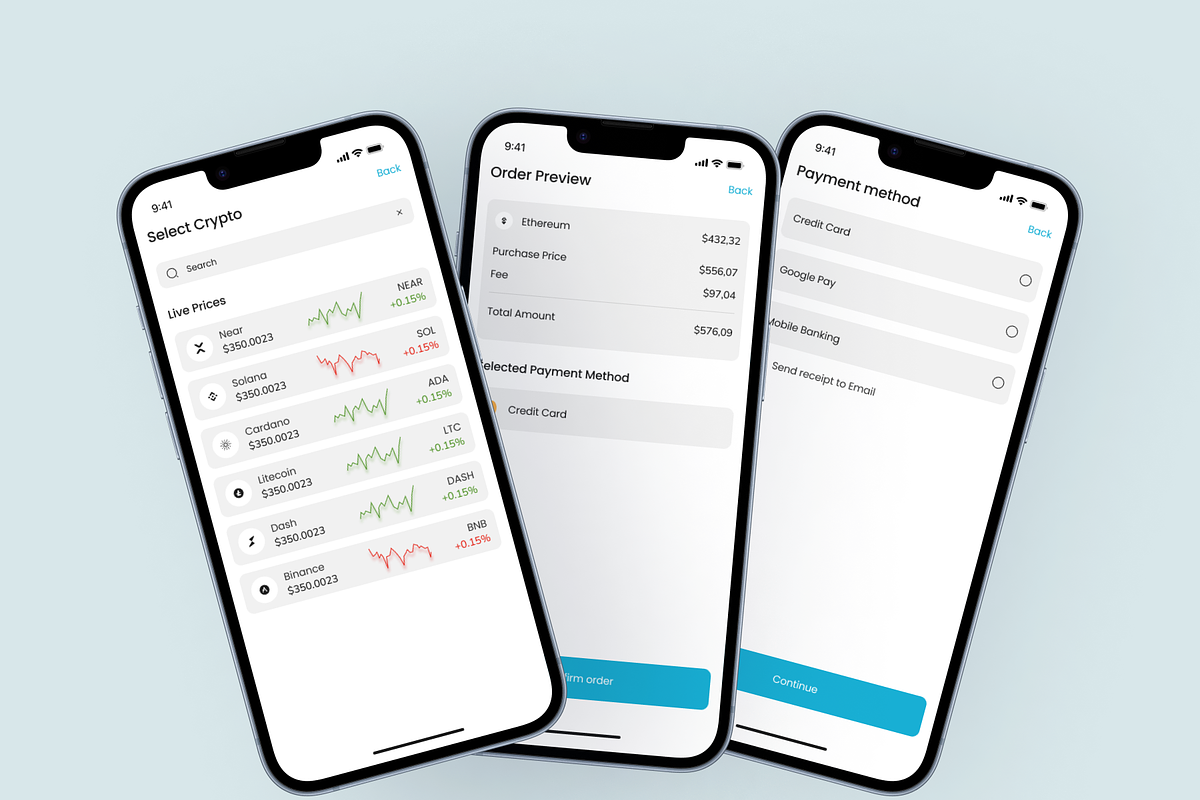 Blockfolio+ - Crypto Wallet Premium, an UI Kit Template by Digibulbo (Photo 6 of 8)