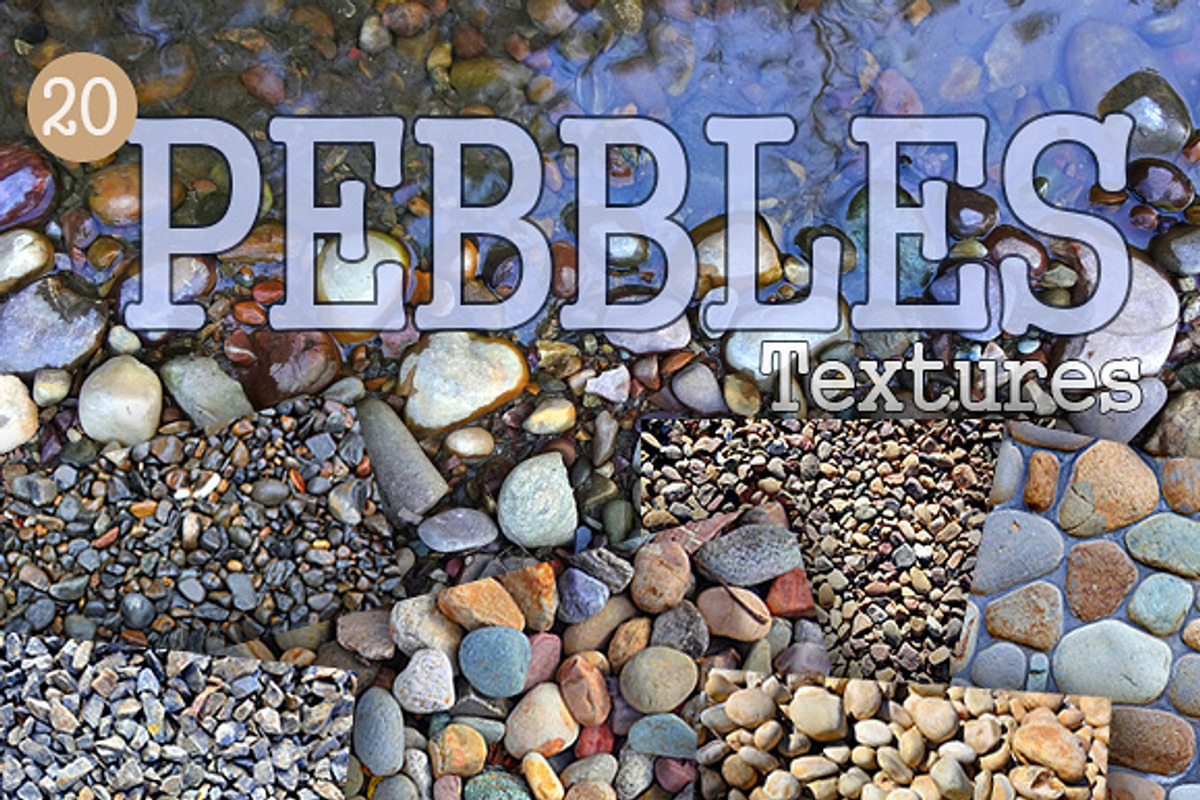 20 Pebbles Textures