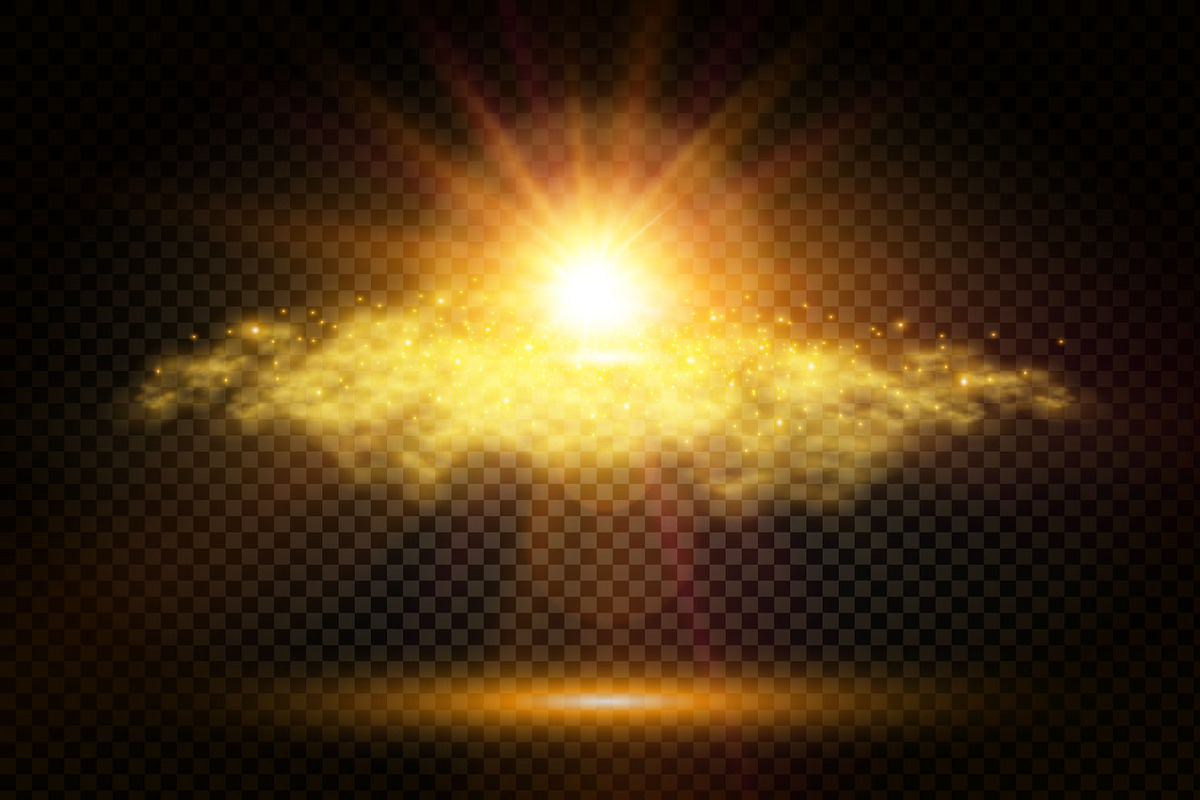 Light Effects Set. Vector & Raster., an Object Graphic by feaspb