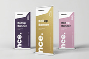 Roll Up Banner Mock-up, an Advertising Mockup by zippypixelstudio (Thumbnail 5 of 9)