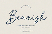 Bearish - Handwritten Script Font, a Handwritten Font by Alpaprana (Thumbnail 1 of 9)