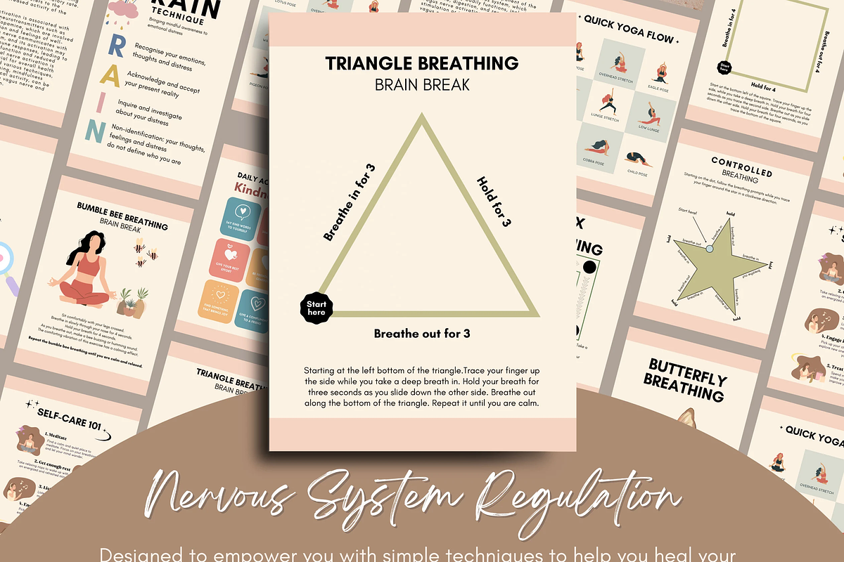 Stress Management Exercises- PDF, a Design Template by GolokaTherapy (Photo 4 of 9)