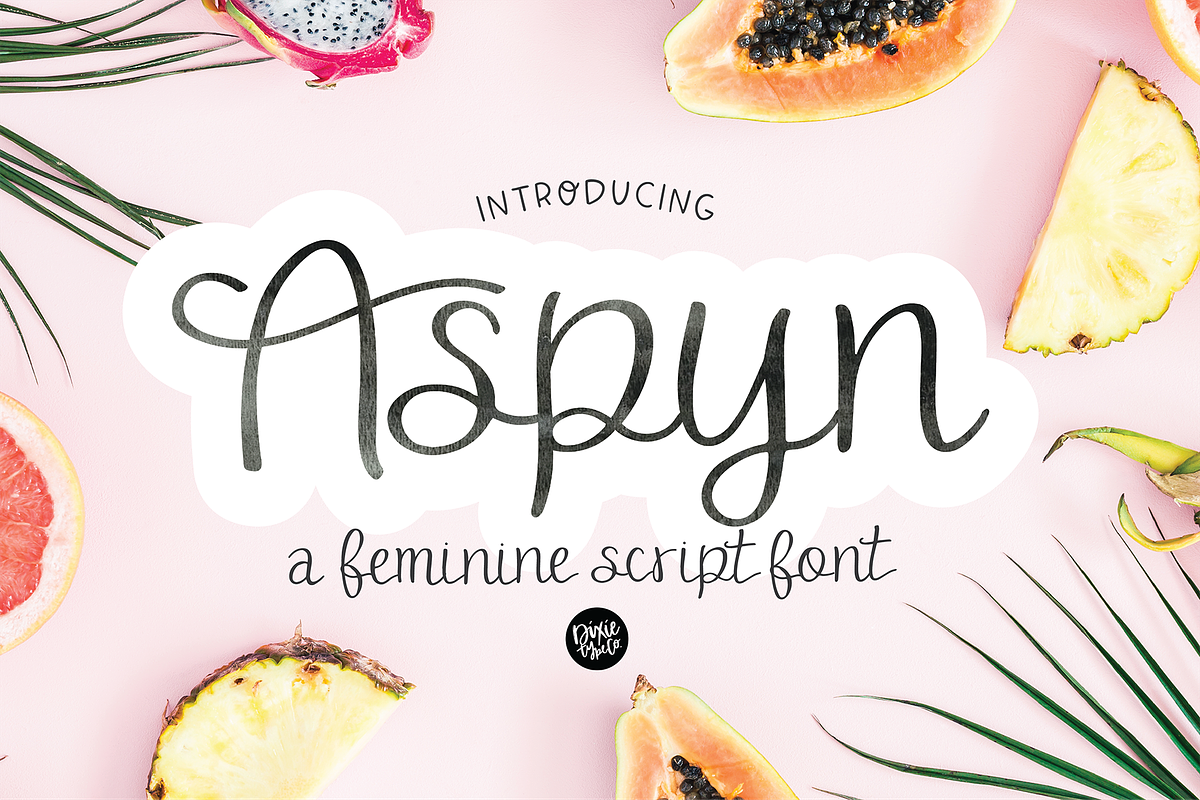 ASPYN a Feminine Script Font