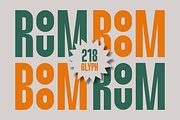 Boruino - Modern Condesed Font, a Sans Serif Font by MaikoHatta (Thumbnail 9 of 9)