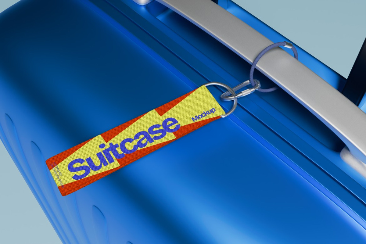 Suitcase Tag Mockup, a Mockup by graphicook (Photo 3 of 4)