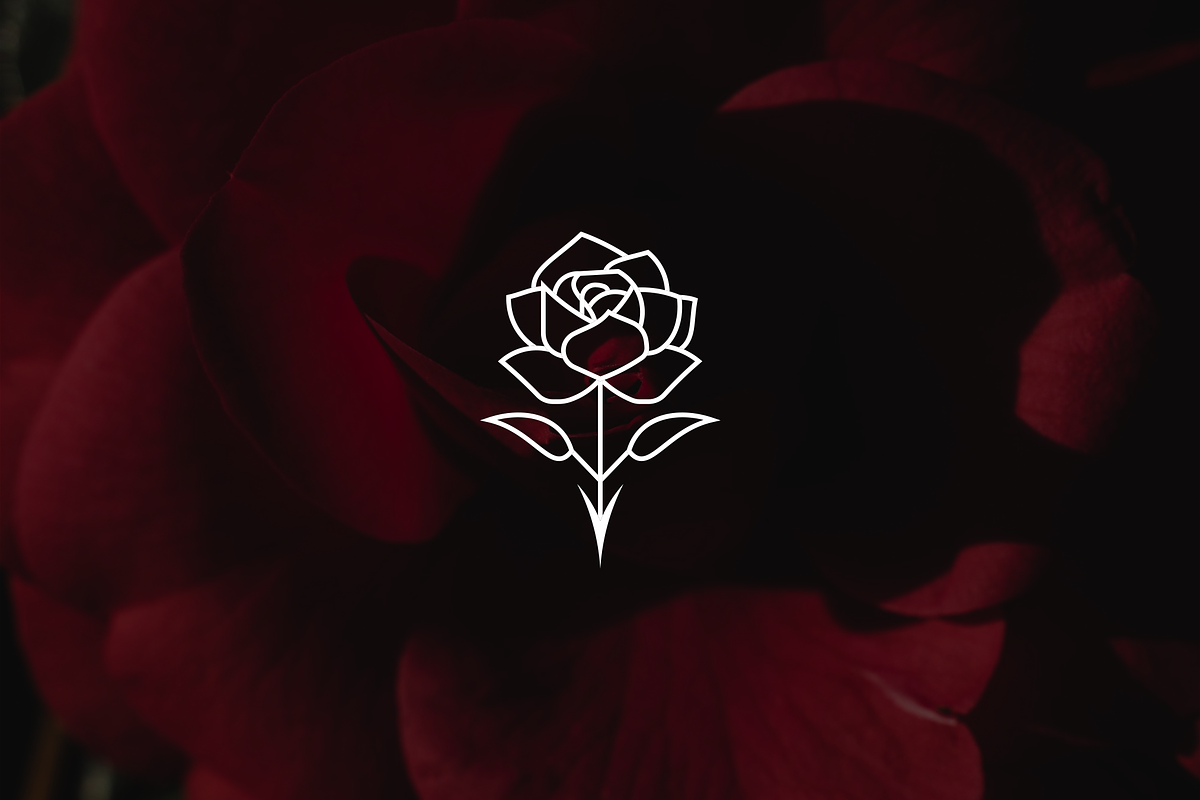 Minimalist Modern Rose Logo, a Branding & Logo Template by Luxury Logos (Photo 2 of 4)