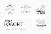 Antique Logo Kit, a Branding & Logo Template by KetteCreate (Thumbnail 1 of 15)