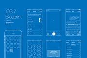 iOS Wireframe Blueprint, a Product Mockup by Tony Gines (Thumbnail 2 of 3)