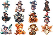 Bewitching Autumn Doll Clipart, an Illustration by Daily.Designs (Thumbnail 2 of 4)