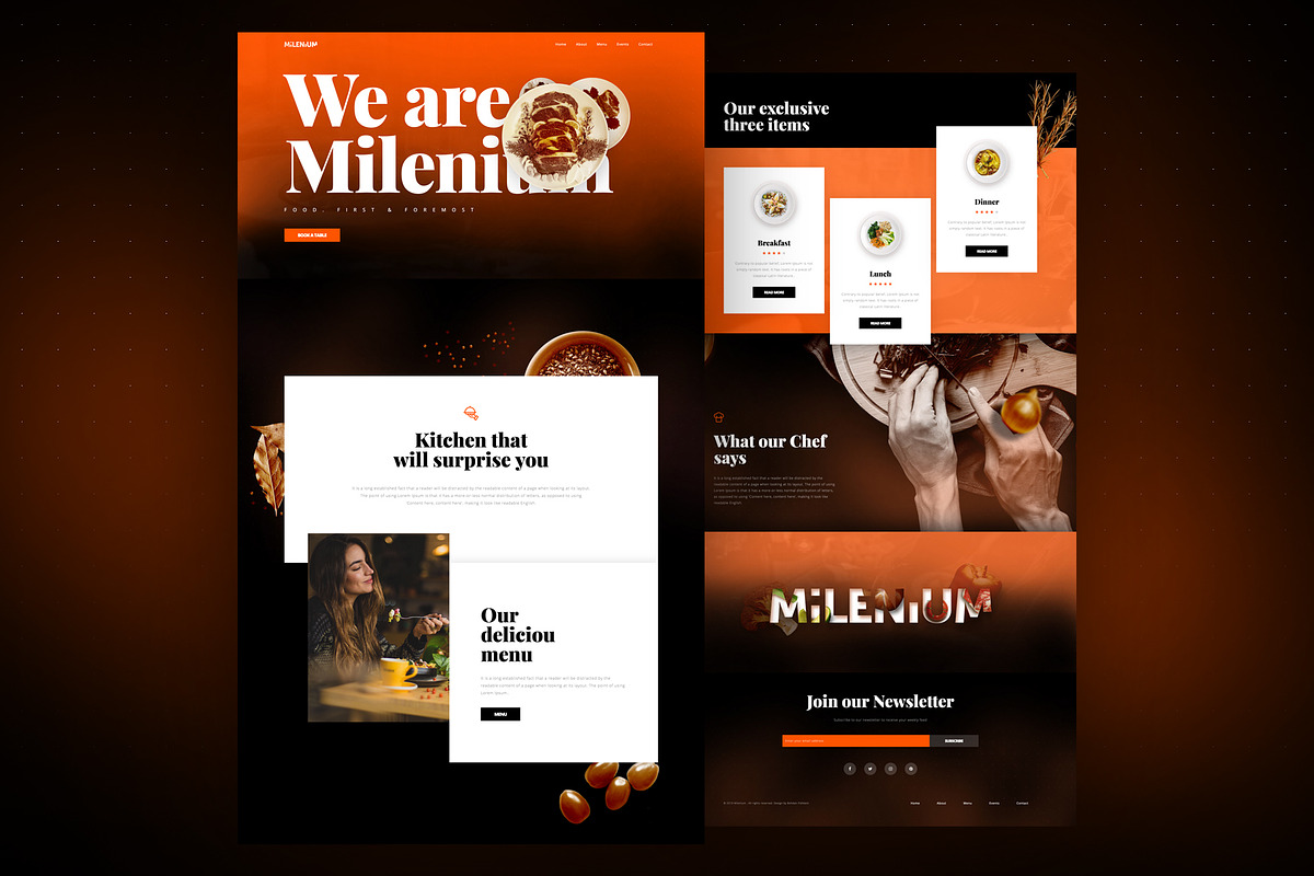 Restaurant - Elementor Pro Layout, a Websites & App Template by Ceaso Store (Photo 3 of 3)